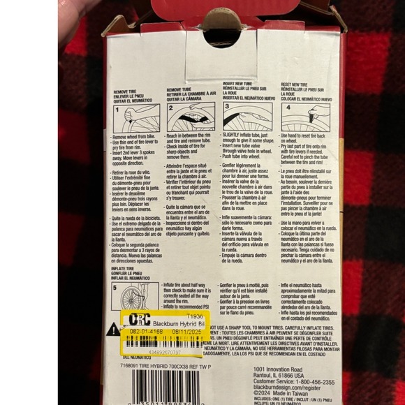 Blackburn Hybrid 700x38c Bike Tire Anti-Puncture Bicycle Tyre 32/45mm Replacemen - Picture 3 of 4